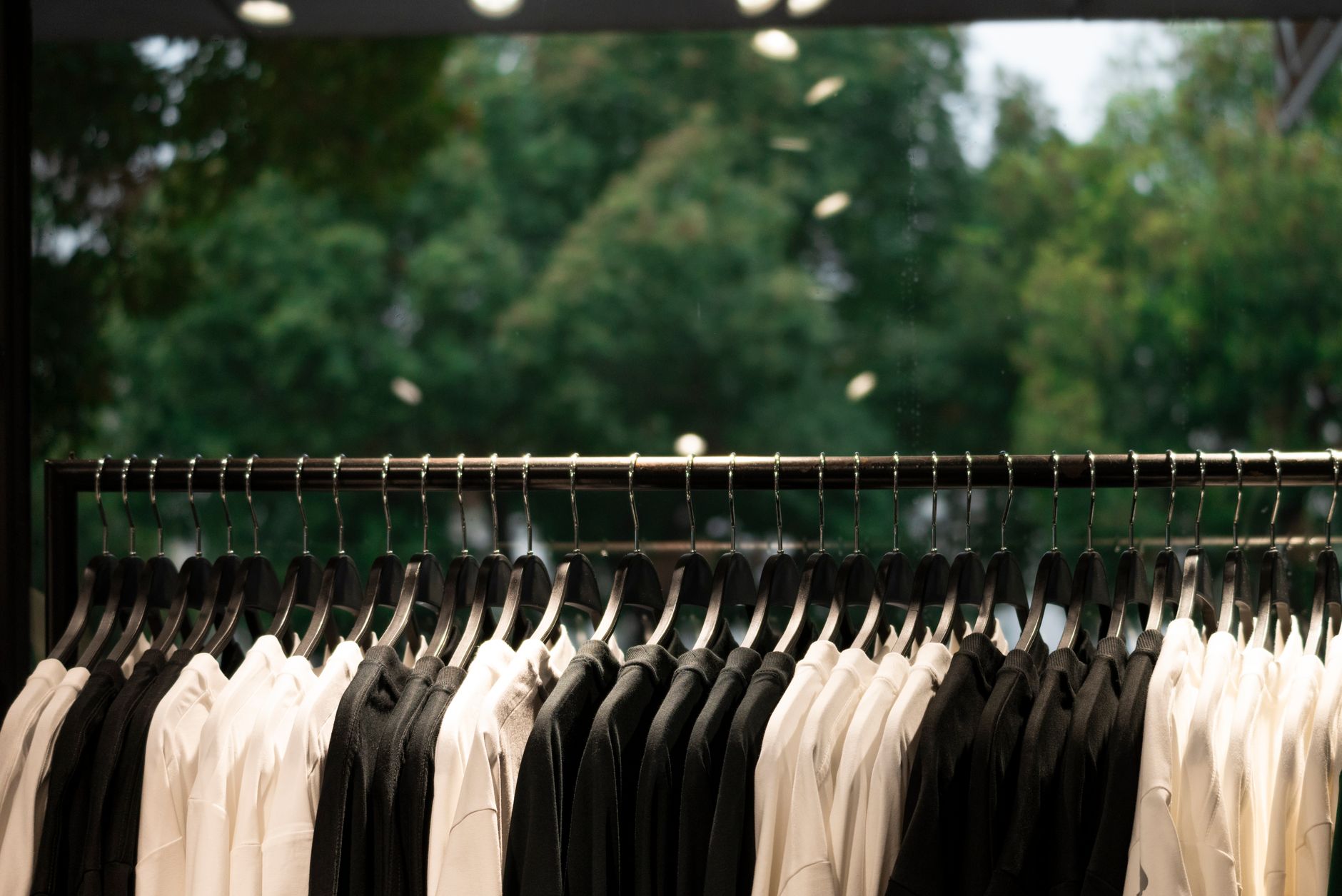Minimal boutique interior