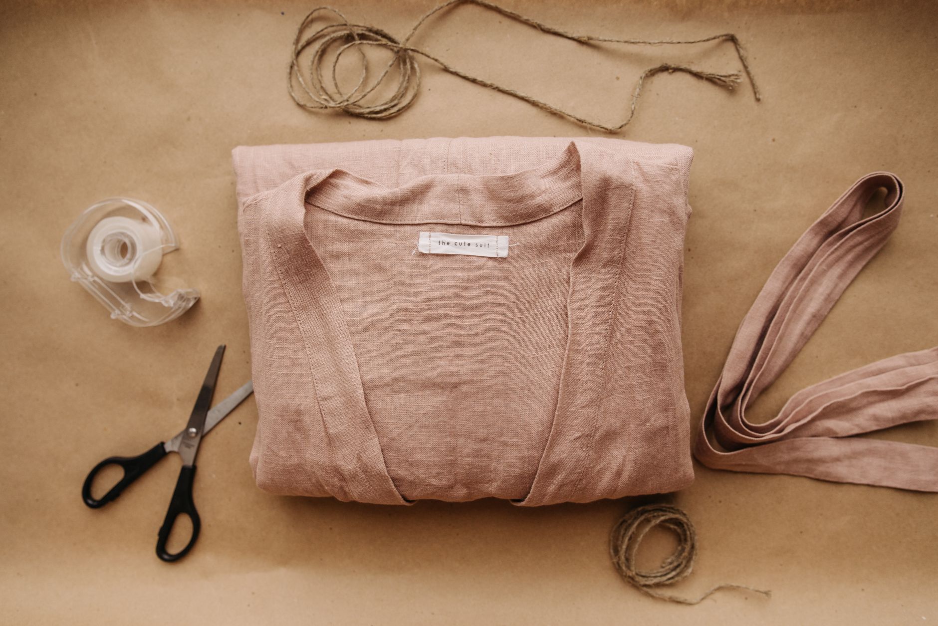 Flat-lay of garments